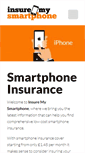 Mobile Screenshot of insuremysmartphone.co.uk